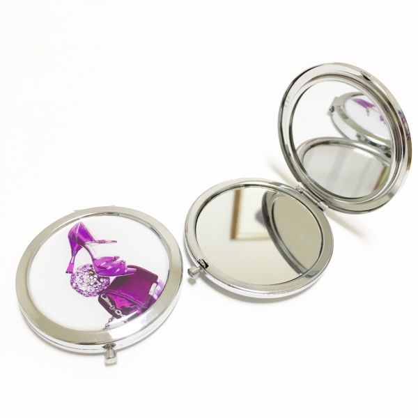 Vintage Shoe Compact Mirror