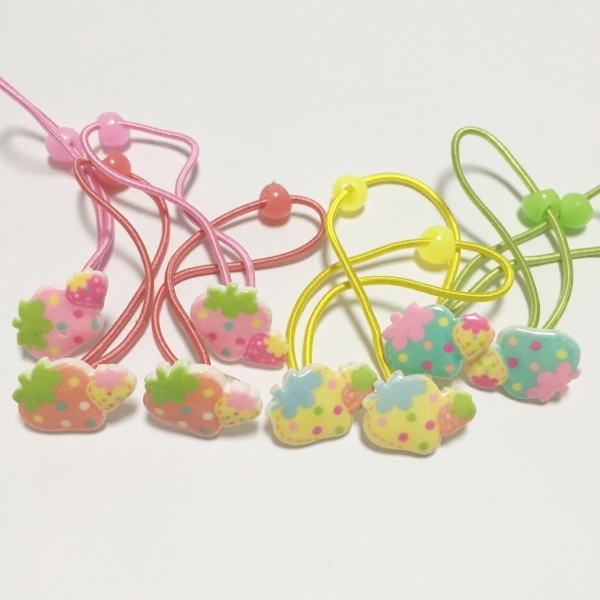 Strawberry Hair Elastics