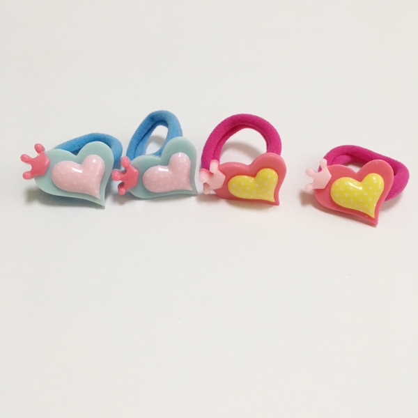 Love Heart Hair Elastics