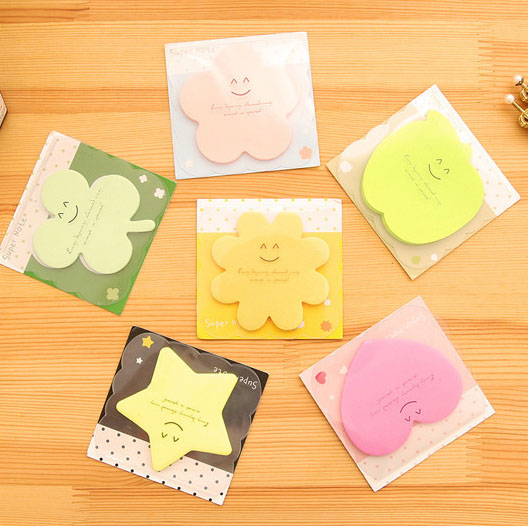 Lovely Shaped Cute Sticky Notes Novelty Sticky Note Pad Bookmark Memo Index Tab Page Markers