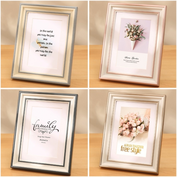 Rustic Shabby Chic Style Wooden 6x4 Inch Freestanding Photo Frame