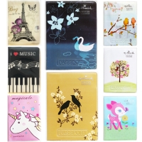 UK Passport Cover Travel ID Holder Case With Ticket Pouch Pocket