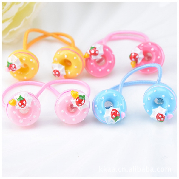 Cute Mini Doughnut Hair Elastic Band