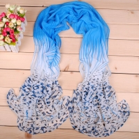 160 50cm Leopard Skin Print X036 Fashion Ladies Scarves Chiffon Scarf Womens Shawls