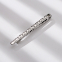 T9-7-002 Mens Metal Silver Gold Tie Clip