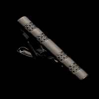 T5-2-006 Mens Metal Silver Gold Tie Clip