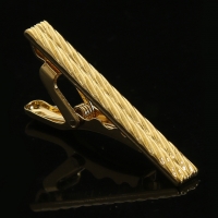 T5-2-012 Mens Metal Silver Gold Tie Clip