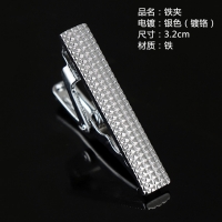 T2-1 Mens Metal Silver Gold Tie Clip