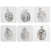 Large Novelty Classic Fairy Tales Bedtime Stories Cute Silver Metal Bookmarks Book Markers Gift