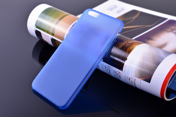 Basic Blue iPhone 7 8 Soft Hard Phone Case Cover Clearance Offer