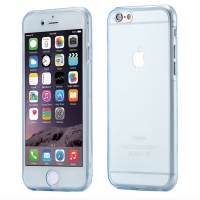 Glitter Blue No Glitter iPhone 6 6S Phone Case