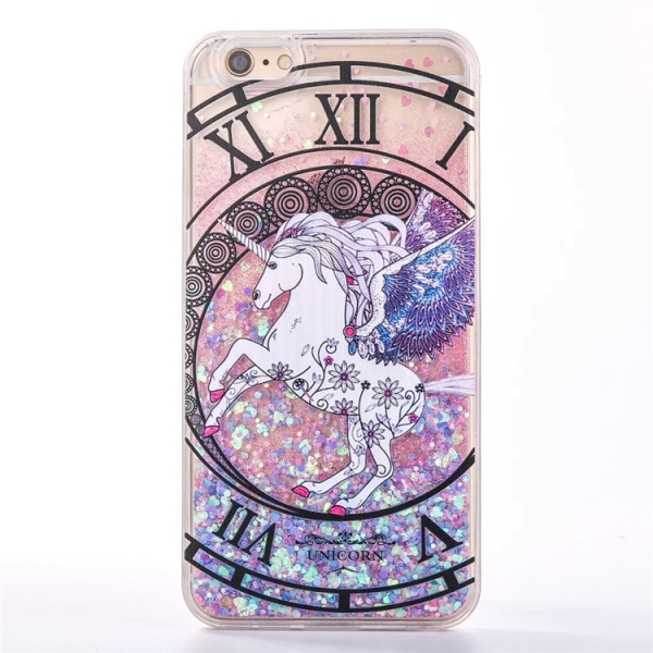 Glitter Liquid Unicorn Multi-Colour Dots iPhone 10 iPhone X Phone Case
