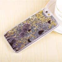 Flowers Butterflies Black iPhone 6 Plus 6S Plus Phone Case