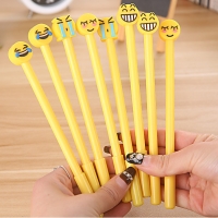 Funky Emoji Black Ballpoint Gel Pens Cute School Supply Party Gift Bag Fillers