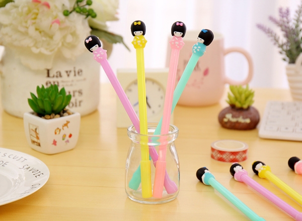 4pk Cute Japanese Girls Ballpoint Gel Pens Party Gift Bag Fillers