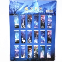 18pc World Famous Landmarks Tourist Attractions Magnetic Bookmarks With Magnet