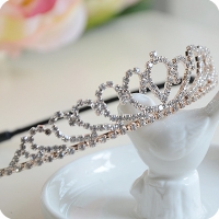 Bling Bling Diamante Princess Crown Headband