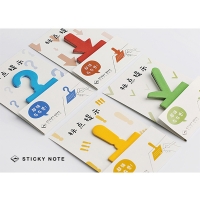 Colourful Arrow Question Mark Tick Sticky Notes Pad Novelty Bookmark Page Marker