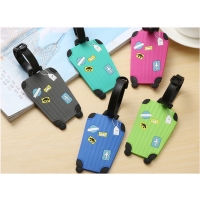Fashion Suitcase Shape Luggage Tags Cute Holiday Labels Travel Bag Identity ID