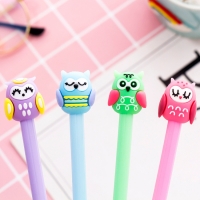Cute Owls Novelty Ballpoint Gel Pens Funky School Supply Party Gift Bag Fillers