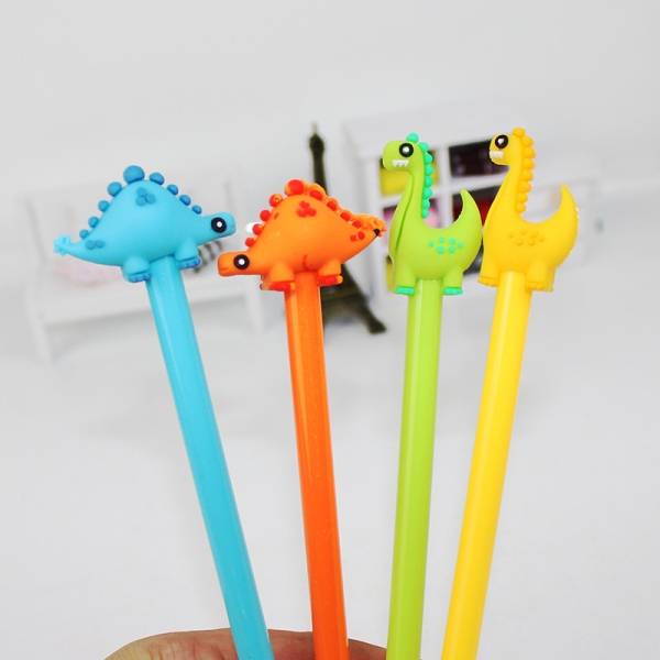 4-12pk Dinosaurs Ballpoint Gel Pens Cute Funky Kids Party Gift Bag Fillers