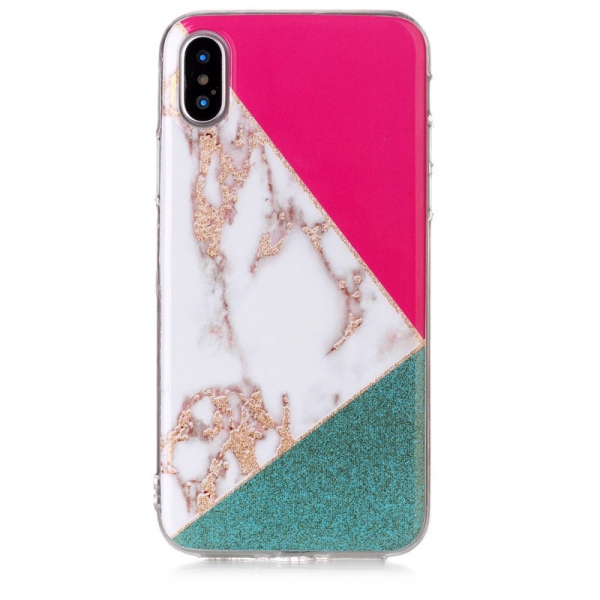 Marble Effect Q iPhone 7 Plus 8 Plus Phone Case