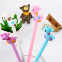 4-12pc Cute Giraffe Ballpoint Gel Pens Funky Kids Party Gift Bag Fillers