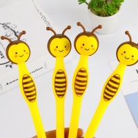 4-12pc Garden Bees Ballpoint Gel Pens Cute Funky Kids Party Gift Bag Fillers