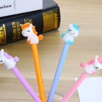 4-12pc Cute Unicorns Ballpoint Gel Pens Funky Kids Party Gift Bag Fillers