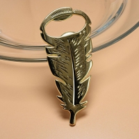 Gold Retro Bird Feather Metal Bottle Opener Novelty Wedding Party Favor Gift