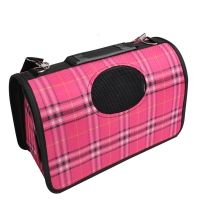Scotland Rose Pink Ventilated Pet Travel Bag Cat Carrier Soft Crate Puppies Small Dogs