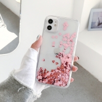 Floating Hearts Pink iPhone 12 Pro Max Phone Case