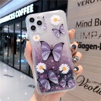 Glitter Liquid - Butterfly B iPhone 12 Pro Max Phone Case