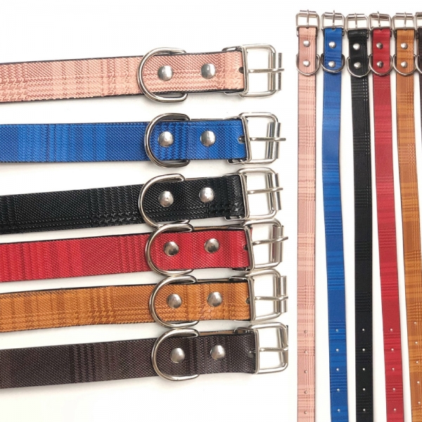 Classic Grids Pattern Adjustable Puppy Dog Kitten Cat Small Medium Large Collar