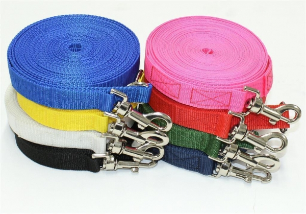 Long Dog Training Lead Colourful Puppy Leash