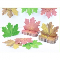 Maple Leaves Sticky Notes Pad Novelty Bookmark Memo Index Tab Page Markers