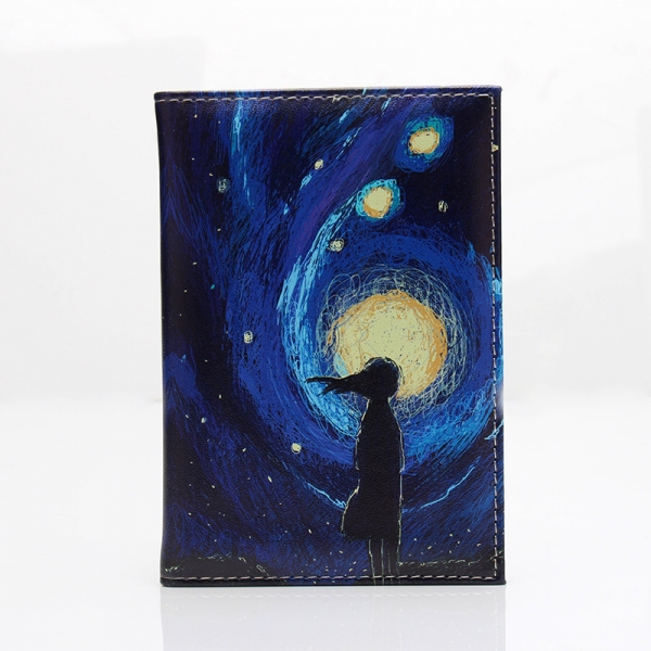 Girl Galaxy Sky Night Passport Cover