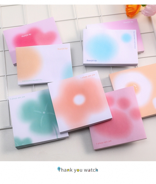 50 Sheets Cute Colourful Sticky Notes Pad Bookmark Memo Index Tab Page Markers