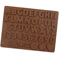 A-Z Alphabet Letters 0-9 Numbers Silicone Mould Chocolate Fondant Jelly Mold