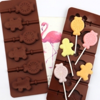 Gingerbread Man Candy Shaoe Silicone Mould Chocolate Fondant Jelly Ice Cube Mold