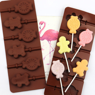 Gingerbread Man Candy Shaoe Silicone Mould Chocolate Fondant Jelly Ice Cube Mold