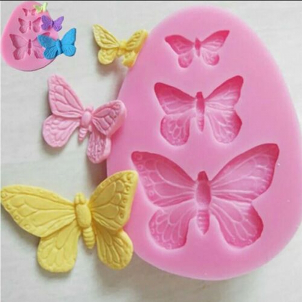 Butterfly Silicone Mould Fondant Cake Topper Mold Chocolate Candy Baking Decor