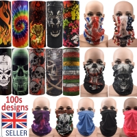 Multi Use Face Mask Cover Neck Tube Scarf Snood Bandana Outdoor Sports Biker