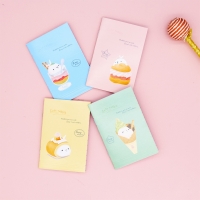 4pk Rabbit In Dessert Cute Animals Mini Notebooks Small Notepads Pocket Memo Pad