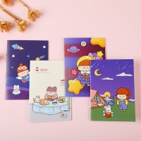 4pk Girl Animal Friends Cute Mini Notebooks Small Notepads Pocket Memo Pads